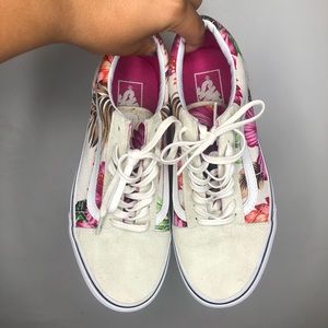 Flower Low Top Vans